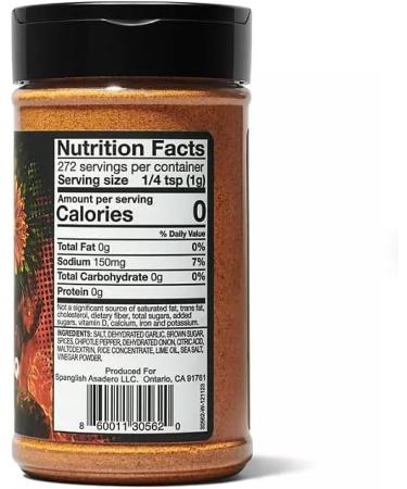 Spanglish Asadero Mexican BBQ Seasoning 9.6 oz. - Buy Online on GoSupps.com
