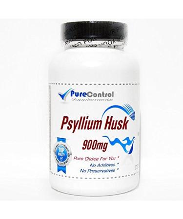 Psyllium Husk 900mg // 180 Capsules // Pure // by PureControl Supplements
