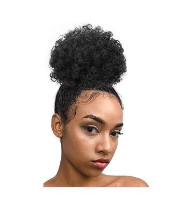 Afro Ponytail Drawstring - Short Curly Hair Extension Updo for Natural Black Hair | 1pc - Buy Online on GoSupps.com