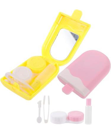 Homsfou 10 Sentences Contact Lens Foil Mirror Film - Stylish Lens Holder & Storage Case for Colored Contact Lenses - Convenient Organizer - Buy Online on GoSupps.com