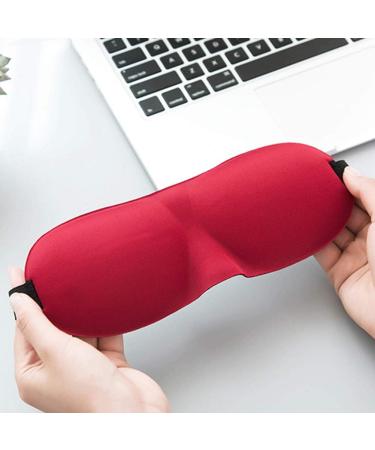 ywbtuechars 3D Eye Mask - Portable Breathable Travel Blindfold Eyeshade Sleeping Aid - Black - Buy Online on GoSupps.com