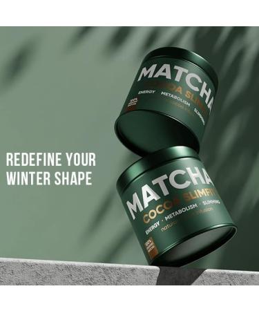  WOW TEA WOW TEA: Matcha Cocoa Slimfit Special Mix Limited Edition Japanese Matcha 100% Organic 63g - Buy Online on GoSupps.com