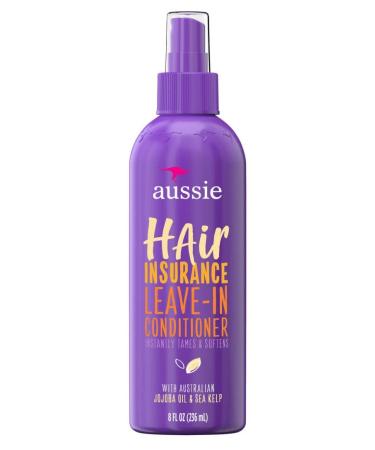 Aussie Hair Insurance Leave-In Conditioner with Jojoba Oil & Sea Kelp | 8 fl oz - Buy Online on GoSupps.com