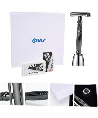 Minkissy Manual Mustache Razor Set - Women's Safety Facial Razor with Double-Edged Blades - Buy Online on GoSupps.com