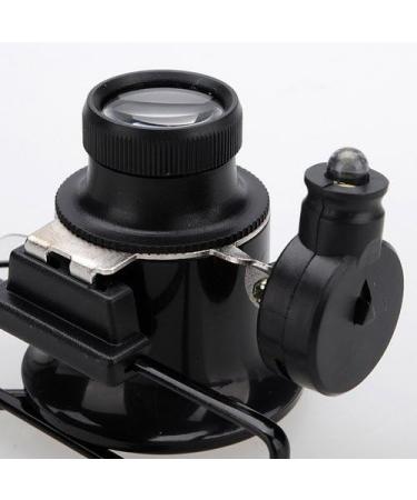 Watch Repair Eye Magnifier Glasses 20X Magnifying Glasses Loupe Jeweler LED Light Lamp Single Lens - Buy Online on GoSupps.com
