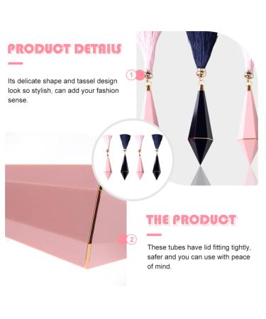 Lurrose 4-Piece Refillable Lipstick & Lip Gloss Containers - Diamond Lip Gloss Holders for DIY Cosmetics - Buy Online on GoSupps.com