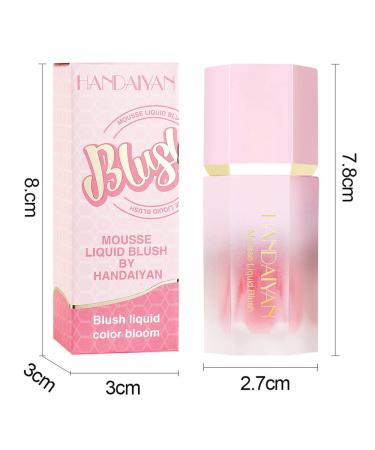 Long-Wearing Matte Liquid Blush Cream - Weightless & Smudge-Proof | Dewy Finish for Cheeks, Eyes, Lips - 1.51 Fl Oz (Mystery Pink) - Buy Online on GoSupps.com