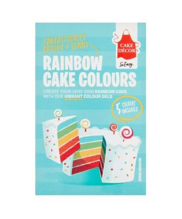 Cake Decor Rainbow Cake Colours Kit 50gr x 5 pack