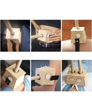 IYSHOUGONG Bamboo Moxa Burn Box | Moxibustion Roller Stick & Acupoint Massage Tool - International Shipping Available - Buy Online on GoSupps.com