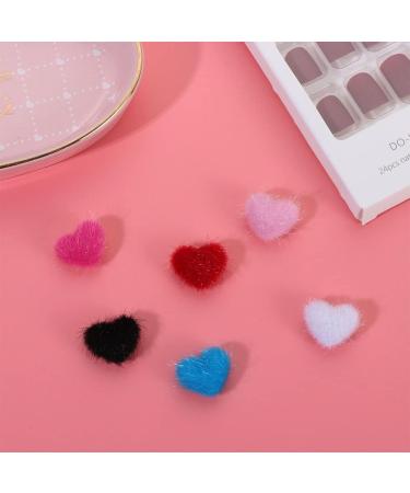 Fashion 12 Colors Mixed Detachable Nail Art Decortaions Magnetic Nail Pom Poms 3D Nail Charms Nail Art DIY Fluffy Plush Ball for Nail(Blue) - Buy Online on GoSupps.com