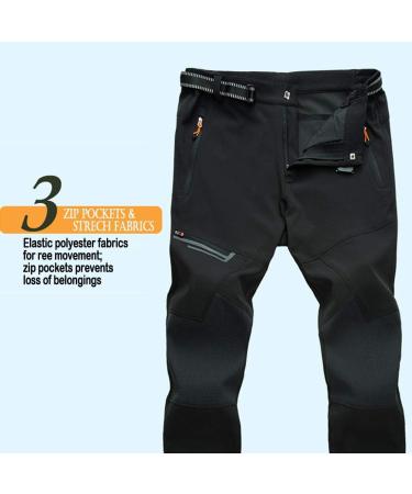 MAGCOMSEN Men's Quick-Dry Water Resistant Hiking Pants - Black, Size 32 - Buy Online on GoSupps.com
