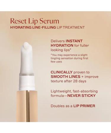 Reset Hydrating Line-Filling Lip Serum Treatment - Moisturizing Care for Smooth Plump Soft Lips with Line-Softening Support Daily Hydration Formula Nourishing - Buy Online on GoSupps.com
