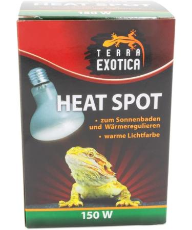 Terra Exotica 150W Heat Spot Radiator for Reptiles - Optimal Terrarium Lighting & Heat Lamp - Available in 25W to 150W - Buy Online on GoSupps.com