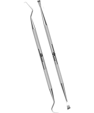 YsCare Double Head Tartar Remover Set - Professional Dog Tooth Cleaner & Dental Care Tools | Stainless Steel Pet-Friendly - Buy Online on GoSupps.com