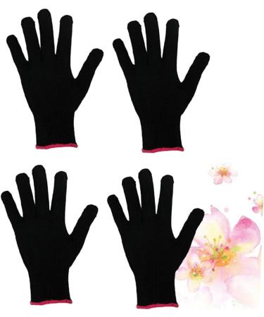 2 Sets 4pcs Silicone Mitts Bumps Heat Glove Silicone Bumps Heat Proof Glove Hairdressing Tool Powder As Shownx2pcs 21.5X12.2 cmx2pcs - Buy Online on GoSupps.com