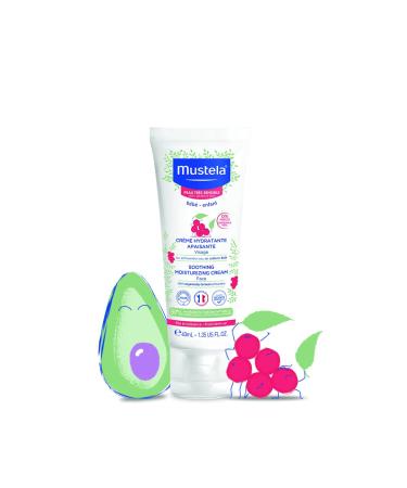 Mustela Baby Soothing Moisturizing Face Cream 1.35 fl oz - Gentle Hydration for Baby's Delicate Skin - Buy Online on GoSupps.com