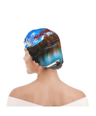 Killarney National Park Printed Shower Cap - Waterproof & Fits All Head Sizes - Ideal for Women - Buy Online on GoSupps.com