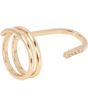 TYCIONG Decorative Nail Ring Fashion Fingertip Jewelry Nail Art Ring Ladies Wearing Nail Accessories (3050 gold) - Buy Online on GoSupps.com