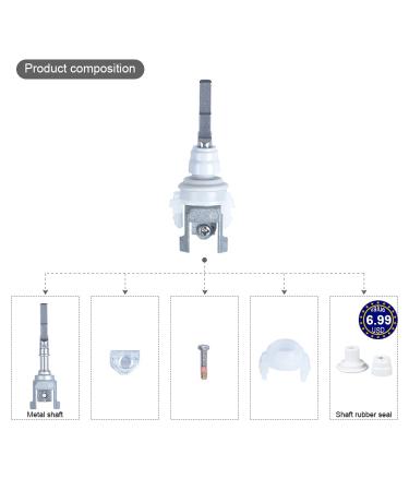 Electric Toothbrush Metal Shaft/Vibrating Tip Replacement Parts for Philips HX Series - Waterproof Seal Included - Buy Online on GoSupps.com