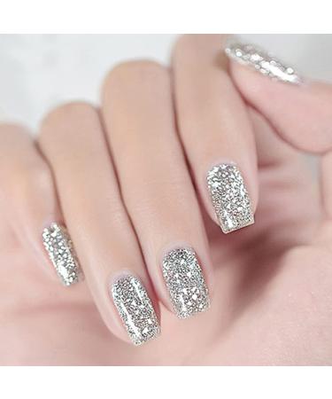 Vishine Gel Nail Polish 15ml - Glitter Silver Sparkle Soak Off UV LED Long-Lasting Nail Art | DIY Manicure & Nail Studio #922 - Buy Online on GoSupps.com