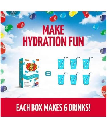 Jelly Singles Water Drink Mix to Go Powder Packets Berry Blue 6 Count Sugar-Free Drink Powder Just Add Water (Pack of 2) Keto Burst with Flavor Zero Guilt! Low Carb Zero Sugar Drink Mix 12 individual packs Jelly Beans Flavors - Comes with 2 Paper Straws a - Buy Online on GoSupps.com