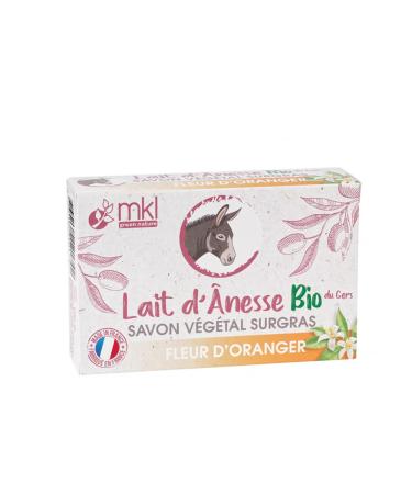 MKL Green Nature Organic Donkey Milk From the Gers Extra-Rich Plant Soap Orange Blossom 100g