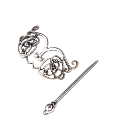 FRCOLOR Vintage Hair Clips Woman Girls Wooden Hair Slide viking hairpin Slide Stick pin Slide Pin knot clip mens slides for girls Creative Stick slider man Barrette Hair Clips