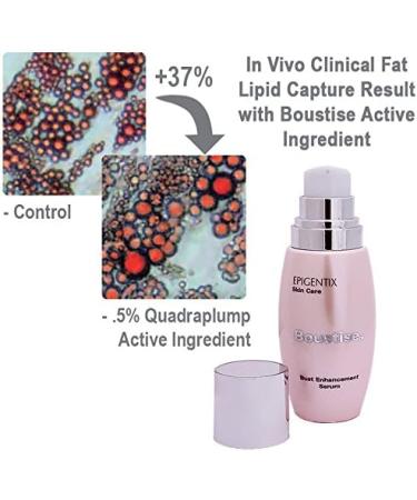 Organic Firming Breast Enlargement Cream - QuadraPLUMP Fat Trapping & Lifting Active - Natural Plumping Lotion - 2 Month Supply - Made in Canada - BOUSTISE 2.7oz - Buy Online on GoSupps.com