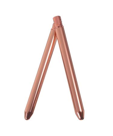 LALADEFIEE 2pcs Metal Aluminum Tube Eyebrow Wand Mascara Wands for Lashes Eye Lash Brush Mascara 10.50X1.00X1.00CM As Shown