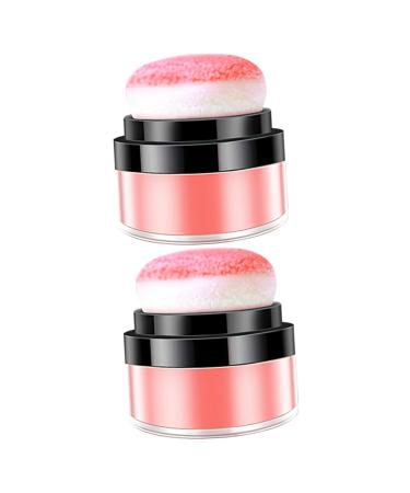 FOMIYES 2pcs Oil Control Cushion Blush Creme Blush for Cheeks Face Blushes Maquillaje Shimmer Blush Plastic