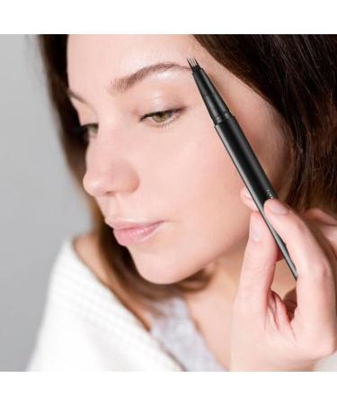 4-Tip Eyebrow Pencil - Waterproof Microblading Contouring Pen for Long-Lasting Flawless Brows | 3 Colors Available - Buy Online on GoSupps.com