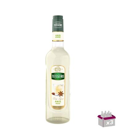 TEISSEIRE Set of 3 Lime Green Syrup 70 ml
