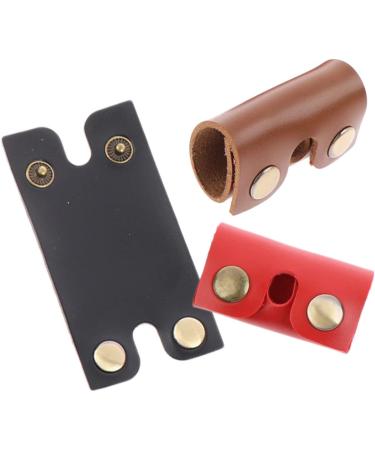 Frcolor 6-Piece Leather Razor Case - Scratch-Resistant Travel Accessories for Men's Manual Razors - Buy Online on GoSupps.com