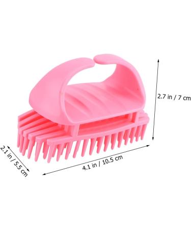 Fomiyes 2-Pack Silicone Shampoo Brush for Women - Scalp Massager for Hair Care Pink | Best Hair Treatment & Washing Tool - Buy Online on GoSupps.com