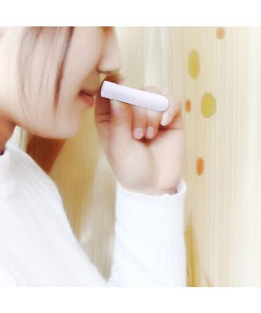 12pcs Refillable Nasal Aroma Tubes Kit for Oil Inhaler | Healeved Swab Essential Wick DIY Set | Portable Container with Cotton Blank Sticks - Buy Online on GoSupps.com
