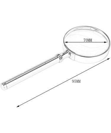 Magnifying Glass 20 Times HD Reading Identification Handheld Portable Copper Handle Good Times - Buy Online on GoSupps.com