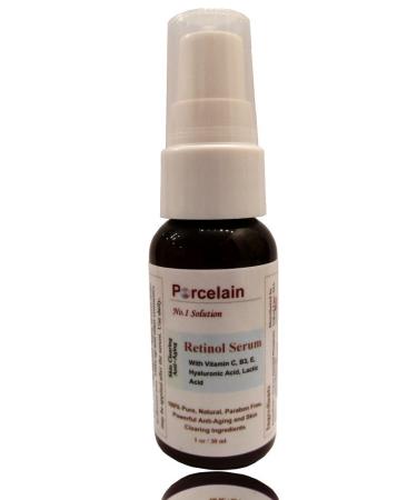 Retinol Skin Clearing and Anti Aging Serum Professional Grade Retinol Enhanced with 20% Vitamin C E B3 Hyaluronic Acid Lactic Acid Evens Skin Tone Address Dark Spots and Acne Anti-aging.
