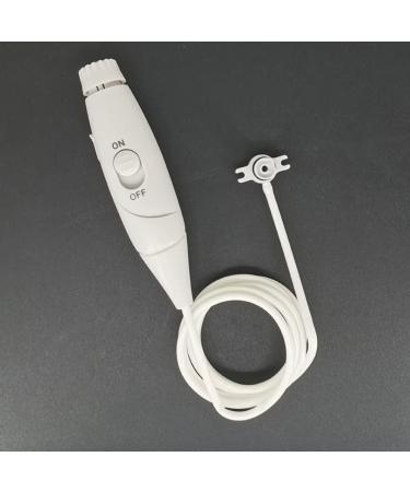 Waterpik Compatible Replacement Tube - White Plastic Handle Oral Hygiene Accessory for WP-100, WP-130, WP-660, WP-900 - Slide Switch - Buy Online on GoSupps.com