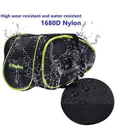 Ryhpez Bike Saddle Bag - Green | Waterproof Seat Pouch with Reflective Stripes - Buy Online on GoSupps.com