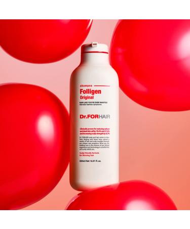 Dr.FORHAIR Folligen Original Anti-Thinning Biotin Shampoo 16.9oz - Hair Regrowth & Thickening Treatment | Increase Growth Volume & Strength | Root Enhancer - Paraben, Silicone, Sulfate Free - Buy Online on GoSupps.com