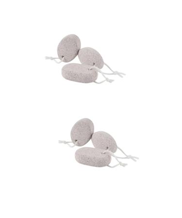 minkissy Lot de 2 Grattoirs Pierre pour Les Pieds Ponceuse Pierre Naturelle 3 Pi ces