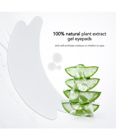 Lunamoon Eye Pads for Eyelash Extensions - Black Butterfly 50 Couples | Perfect for Eyelash Lifting & Coloring - Buy Online on GoSupps.com