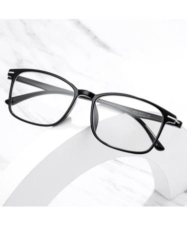 Ultra-Light Blue Light Blocking Reading Glasses for Men & Women - Comfortable Spring Hinges & Classic Design - Anti-Eye Load Presbyopic Grooves with Case (Size: 3.5x) - Buy Online on GoSupps.com