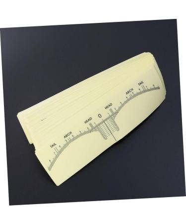 Healeved 300 Pcs Eyebrow Ruler Sticker Brow Mapping Ruler Tape Brow Stickers Tools Eyebrow Trimming Mold - Buy Online on GoSupps.com