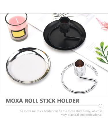 MOXA Seat Metal Tablet Set - Stainless Steel Moxa Rod Holder & Storage Stand for Burning - International Shipping Available - Buy Online on GoSupps.com
