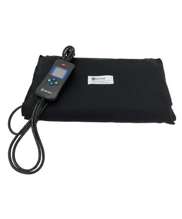 BodyMed Digital Moist Heating Pad with Auto Shut Off Heating Pad for Neck and Shoulders  Back Pain and Muscle Pain Relief   14 x 27 Inch  Black