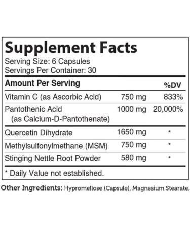 Zahler AllergEase 180 Vegetarian Capsules | Natural Allergy Relief - Buy Online on GoSupps.com