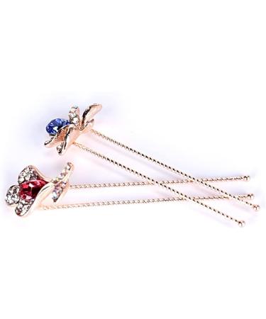 U Shape Hair Clips Bling Rhinestone Crystal Flower Hair Pin Wedding Bridal Hair Accessories French Hair Accessories U Shaped Headpiece Hair Pins Fork Hair Accessories Hair Styling Accessories for - Buy Online on GoSupps.com