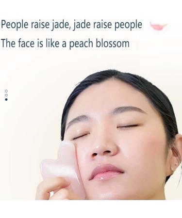 8.2cm Gua Sha Facial Tool - Natural Pink Crystal Scraping Board for Spa & Beauty | Universal Scraping Massage Tool for Face Eyes Neck Body - Buy Online on GoSupps.com