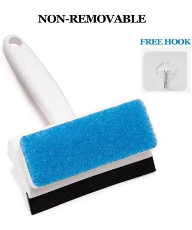 Durable Household Sponge&Pp Bathroom for Shower Doors Mirror Glass Door Glass Window Wiper Squeegees Window Cleaning Scraper Cleaning Tools Practical Processed - Buy Online on GoSupps.com